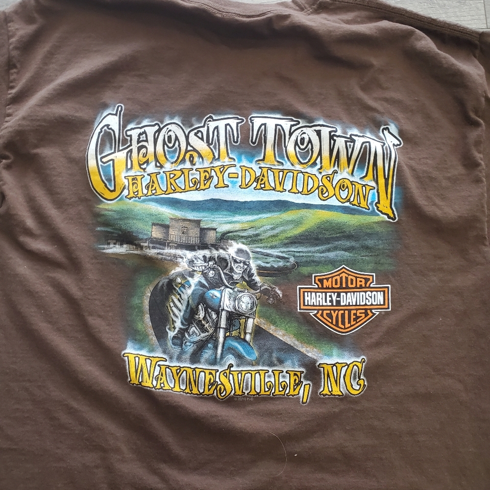 Brown Harley Davidson Shirt - Picture 5 of 5